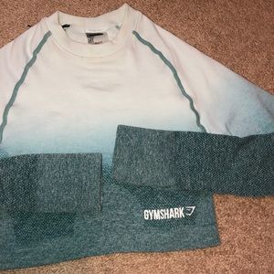 Gymshark discontinued ombré long sleeve crop